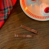 DAIIIBABYYY  -  Retro New Year's red bow hairpin simple temperament one-word hairpin female bangs broken duck bill clip hairpin Hair accessories