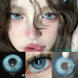 Daiiibabyyy  1 Pair Color Contact Lenses for Eyes Natural Brown Lenses Beauty Fashion lense Blue Contact Lenses Green Eye Contact