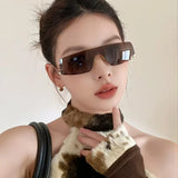 Daiiibabyyy  Future Technology Sense Sunglasses Men Y2K Stylish Trendy Wind Proof Sun Glasses Women Hot Selling Female Sunglass