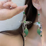 Daiiibabyyy  Super fairy and smart butterfly ear hook new style very fairy temperament earrings