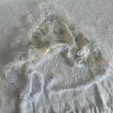 Daiiibabyyy  French Retro Lace Butterfly Triangle Scarf Tie Hair Bands Summer Female Thin Hair Band Travel Photo Seaside Sweet Cute Hair Band