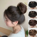 DAIIIBABYYY  -  Women Girls Fluffy Bun Invisible Seamless Natural Bun Braiding Hair Ring Ponytail Decoration Hair Tie Hair Braids Styling