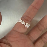 DAIIIBABYYY  -  Korean Style Simple Ribbon Bowknot Ring for Women's Fashion Personalized Open Index Sweet Bow Finger Ring Y2K Jewelry Gift Party