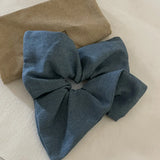 DAIIIBABYYY  -  Large Scrunchie for Hair Hairties Elastic Rubberbands for Girls Bun Hairstyle Scrunchie Denim Headwear Hair Accessories