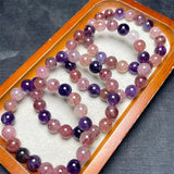 DAIIIBABYYY  -  10MM Natural Strawberry Quartz Bracelet Handmade Fortune Energy Mineral Woman Amulet Jewelry Gift 1PCS