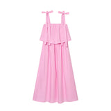 Daiiibabyyy  Summer New Dress Women's Fashion Slim Tube Top Elegant Young Women's Sling Long Dress Street Chic Holiday Summer Dresses
