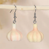 Daiiibabyyy  Bohemia Earrings Simulated Vegetable Dangle Earring Lettuce, Korean Style Cute Earrings Broccoli Alloy Mushroom Earrings