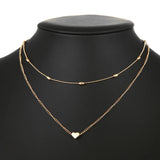 DAIIIBABYYY  -  New Minimalist Clavicle Necklaces for Women Tiny Heart Love Necklaces Dainty Fashion Jewelry Beach Summer Collares Choker