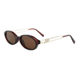 Daiiibabyyy  Fashion Style Women Sunglass Y2K Stylish Oval Shape Anti-reflective Sunglasses Women High Quality Sun Glasses for Men