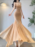 DAIIIBABYYY  -  High-End Feel Reversible Sequins Tank Dress Beach Vacation Pleated Large Wrap Skirt Princess Birthday Banquet Evening Dress