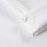 Daiiibabyyy  American Streetwear Solid Low Waist Drawstring Loose All Match Casual Capris