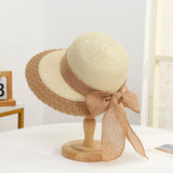 DAIIIBABYYY  -  Bohemian Style Summer Sun Hat For Women Sun Protection Beach Straw Fisherman Cap Fashion Big bowkont Lace Visor