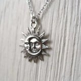 DAIIIBABYYY  -  New Sun and Moon Necklace Charm Celestial Jewelry Dainty Love Friendship Soulmate Statement Punk Pendant Gift Fashion Women Men