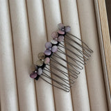DAIIIBABYYY  -  Korean Style Elegant Bun Inverted Hair Comb Flowers Barrettes New Bangs Broken Hair Finishing Updo Gadget Hair Accessories