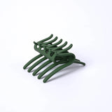 Daiiibabyyy  Vintage Square Interlocking Hair Clip for Women - Matte Plastic Claw Comb, Anti-Slip Ponytail Holder Updo Hair Accessories