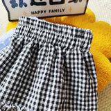 Daiiibabyyy  Plaid Short New Thin Skirt Stretch Waist Ball Gown Fresh Cake Mujer Faldas Slim Personalized Streetwear Fashion Skirts