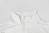 Daiiibabyyy  Woman’s Sweatshirt Fashion Casual Zipper Long Sleeveless V-NeckStreetwearY2k Slim Tops Tees Female Blusas
