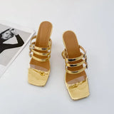 Daiiibabyyy  Women's Summer High Heel Sandals Sexy Women Pumps  Buckles Pumps Peep Toe Super High Heels Rome Style Pumps Mature Lady Shoes