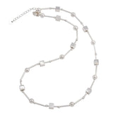 DAIIIBABYYY  -  Bead Geometry Necklace for Women Girl Korean Design Versatile Choker Jewelry Dropship