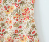 Daiiibabyyy  Women Summer French Style Retro Flower Print Ruched Chest Sling Dress Elastic Back Short Chiffon Dresses Holiday Robe Vestido