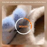 Daiiibabyyy  Korean Style Warm Knitted Gloves Touch-screen Cartoon Full Finger Mittens Cute Cold-proof Riding Protective Mittens Cycling