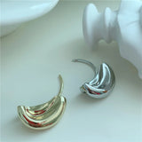 Daiiibabyyy  Punk Semicircular Cuff Earrings Clip On Earrings Women Mechanical Wrapped Ear Cuffs Ear Clip Earring Non Piercing Ear Jewelry