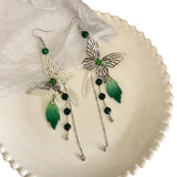 Daiiibabyyy  Super fairy and smart butterfly ear hook new style very fairy temperament earrings