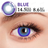 Daiiibabyyy  1 Pair Cosmetic Color Lens Korea Cosplay Big Eyes Contact Lens Diameter Large Pink Lens