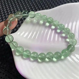DAIIIBABYYY  -  8MM Natural Green Fluorite Bracelet Handmade Crystal Quartz Jewelry Stretch Bangle Children Birthday Gift 1PCS