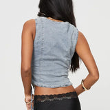 Daiiibabyyy New Slim Tank Tops Fashion Side Cross Tie-Up Waistcoat Womens Summer Solid Color Front Button Vest Streetwear Skin-Friendly Tops