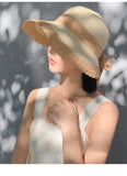 Daiiibabyyy  Double-sided Wear Fisherman's Hat Women's Casual Face Shading Sunscreen Hat Broken Flowers Age Reduction Sun Shading Basin Hat
