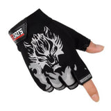Daiiibabyyy Half Finger Weight Lifting Gloves Adjustable Summer Breathable Running Riding Fitness Cycling Gloves for Men Women
