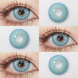 1pair Gray Color Contact Lenses Softlens for Eyes Lenses Cosmetic Eyecontacts fast shipping Yearly Use