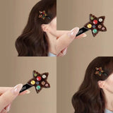 Daiiibabyyy  New Star Diamond Hairpin Rhinestone Hair clips Korean Version HairAccessories hairclips setPinza Pelo