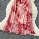 Daiiibabyyy  Woman Vintage Print Dress Doll Collar Bandage Fashion Elegant Vestidos Korean A-Line Puff Sleeve Dresses Vestidos De Mujer