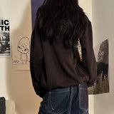 DAIIIBABYYY  -  Y2K Graphic Long Jackets Hoodie Tops Y2K Streetswear  Women Winter Clothes Sexy Casual Fashion Sweatshirts Letter Print Tops