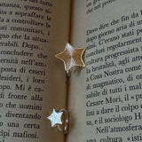 Daiiibabyyy  Fashion Silver Color Star Ear Clip for Women Simple Metal Geometric Star Ear Bone Clip Earrings Party Jewelry