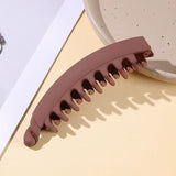 Daiiibabyyy  Simple Solid Color Banana Clip Convenient And Fashionable Hairpin Suitable For Women And Girls Hairpin Hair Accessories