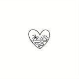 Daiiibabyyy  Cute Small Tattoo Sticker Waterproof Temporary Tattoo Lasts Up To 15 Days