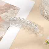 Daiiibabyyy  Toothed Non-slip Banana Clip Hairpin Women Ponytail Temperament Headwear Korean Party Hair Accessories Black Fashion Hair Clip