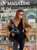 DAIIIBABYYY  -  Women Casual Solid Windbreaker Jacket Fashion Lapel Single Breasted Big Pocket Overcoat 2024 Autumn Winter Commute Outerwear