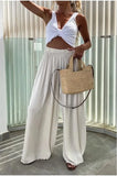 DAIIIBABYYY  -  Pocket Casual Wide Leg Explosive Loose Casual Fashionable Pants for Women