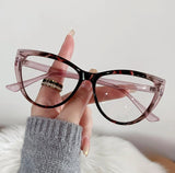 Daiiibabyyy  New Sexy Cat Eye Glasses Women Anti Blue Light Transparent Eyewear Brand Designer Computer Reading Eyeglasses Optical Frame Ocul