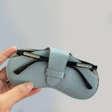 DAIIIBABYYY  -  Portable Glasses Case Soft Leather Sunglasses Pouch Fashion Glasses Bag Eyewear Organizer Pouch Travel Sunglasses Box