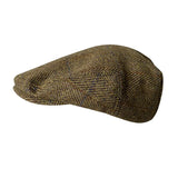 Daiiibabyyy  Striped Gray New Wool Flat Cap Men's Keep Warm Gatsby Ivy Cap Irish Hunting Hat Newsboy Driver Cabbies Berets 14