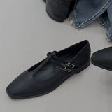 DAIIIBABYYY  -  2024 Spring New Women Flat Shoes Fashion Round Toe Shallow Slip On Ladies Mary Jane Shoes Flat Heel Outdoor Dress Ballerina