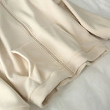 Daiiibabyyy  Double-sided Sweatshirt for Women Plus Velvet Winter Thick Loose Versatile Collar Zipper Sweatshirt Casual Sports Cardigan