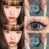 Daiiibabyyy  Graded 1pair Color Contact Lenses Diamond Series Softlens 14.4mm