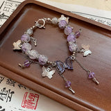 Daiiibabyyy  Fashion Niche Design Hanging Super Fairy Star Bracelet for Women, Versatile and Sweet Girlfriend Accessories jewellery Women
