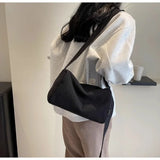 Daiiibabyyy Simple corduroy bag Korean version high-end pillow bag women's new fashion bag texture niche crossbody bag aesthetic urban